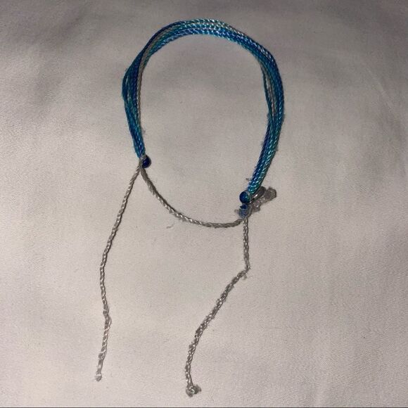 Pura Vida Blue Anklet - Picture 2 of 2